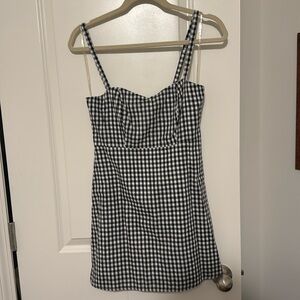Black & White Gingham Dress